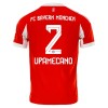 Camisolas FC Bayern de Munique Dayot Upamecano 2 1º Equipamento Principal 2025-26 Manga Curta